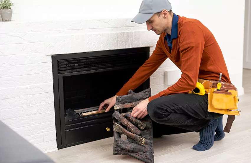 Wood Fireplace Repair in Plantation